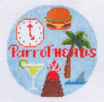 Penny Linn Designs - Parrot Heads